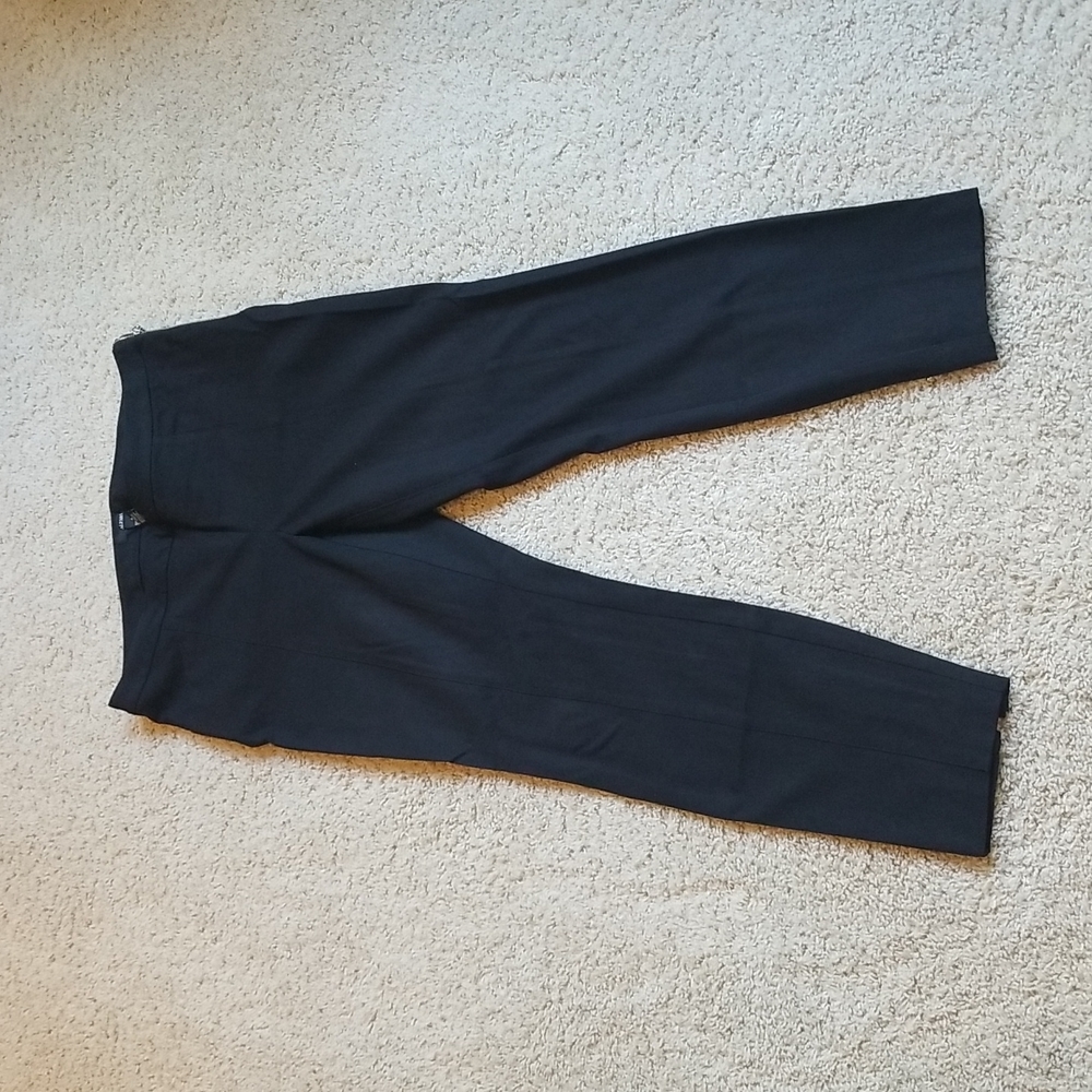 Alfani black skinny ankle pants with side zipper